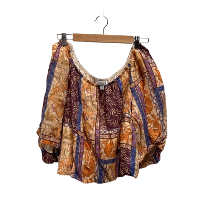 Forever New Womens  Size 16 Orange Floral Top