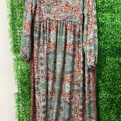  Womens  Size XL Maxi Dress Multicoloured 