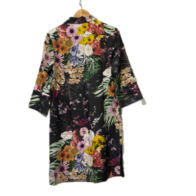 Lisa Ho Womens  Size 10 Casual Dress Black  / Burnt Orange / Pink  / White / Yellow 