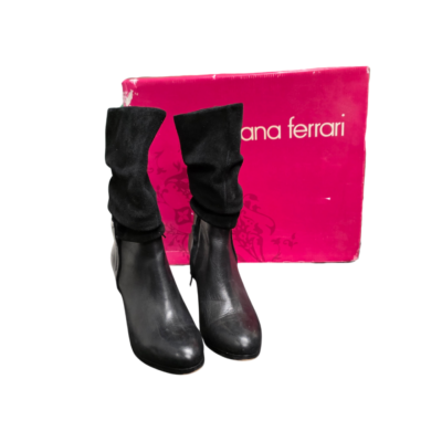 Diana Ferrari Womens  Size 6.5 Raider Warm Taupe Suede Boots