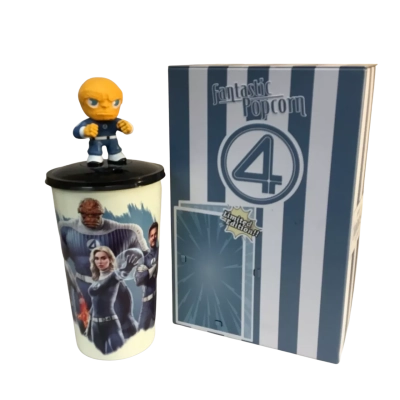 Marvel Studios Cup and Popcorn Tin