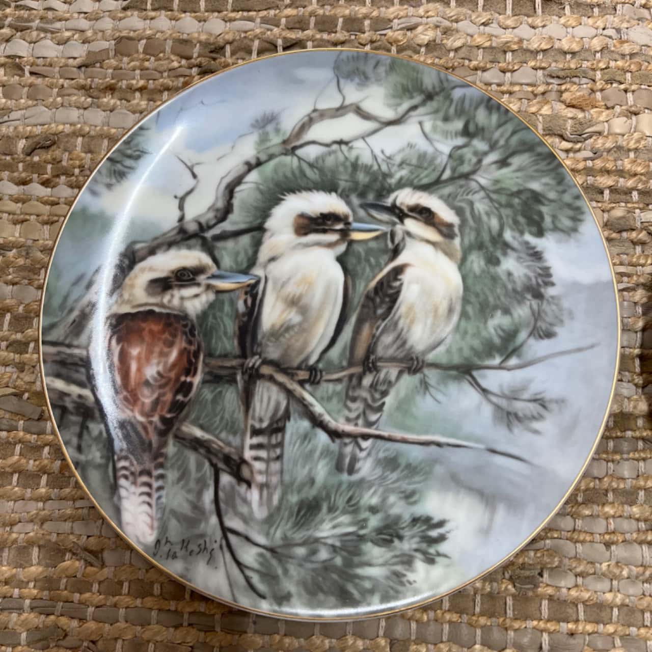 2 Noritake plates kookaburra & Koala(s)