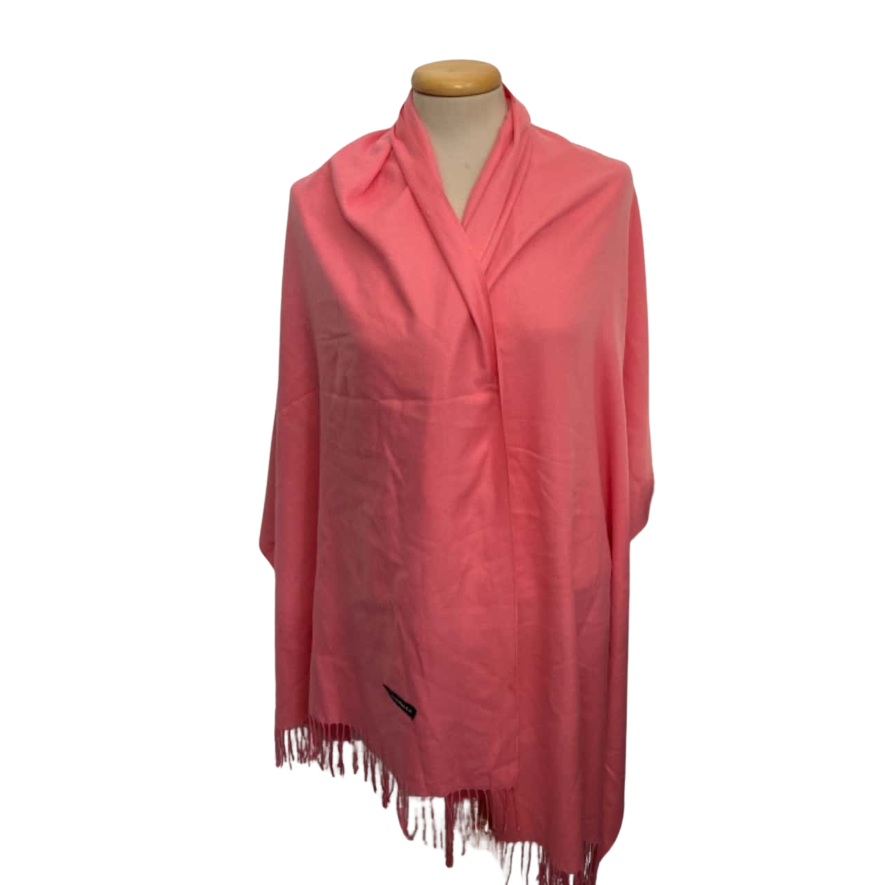 Pink cashmere scarf (s)