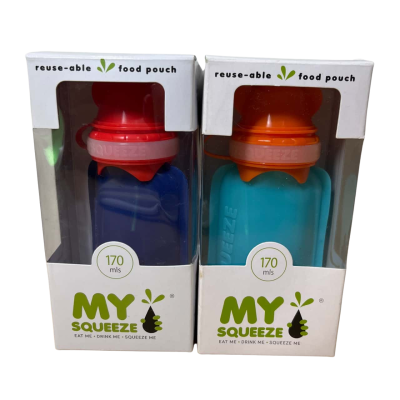 My Squeeze Reusable Food Pouch x2
