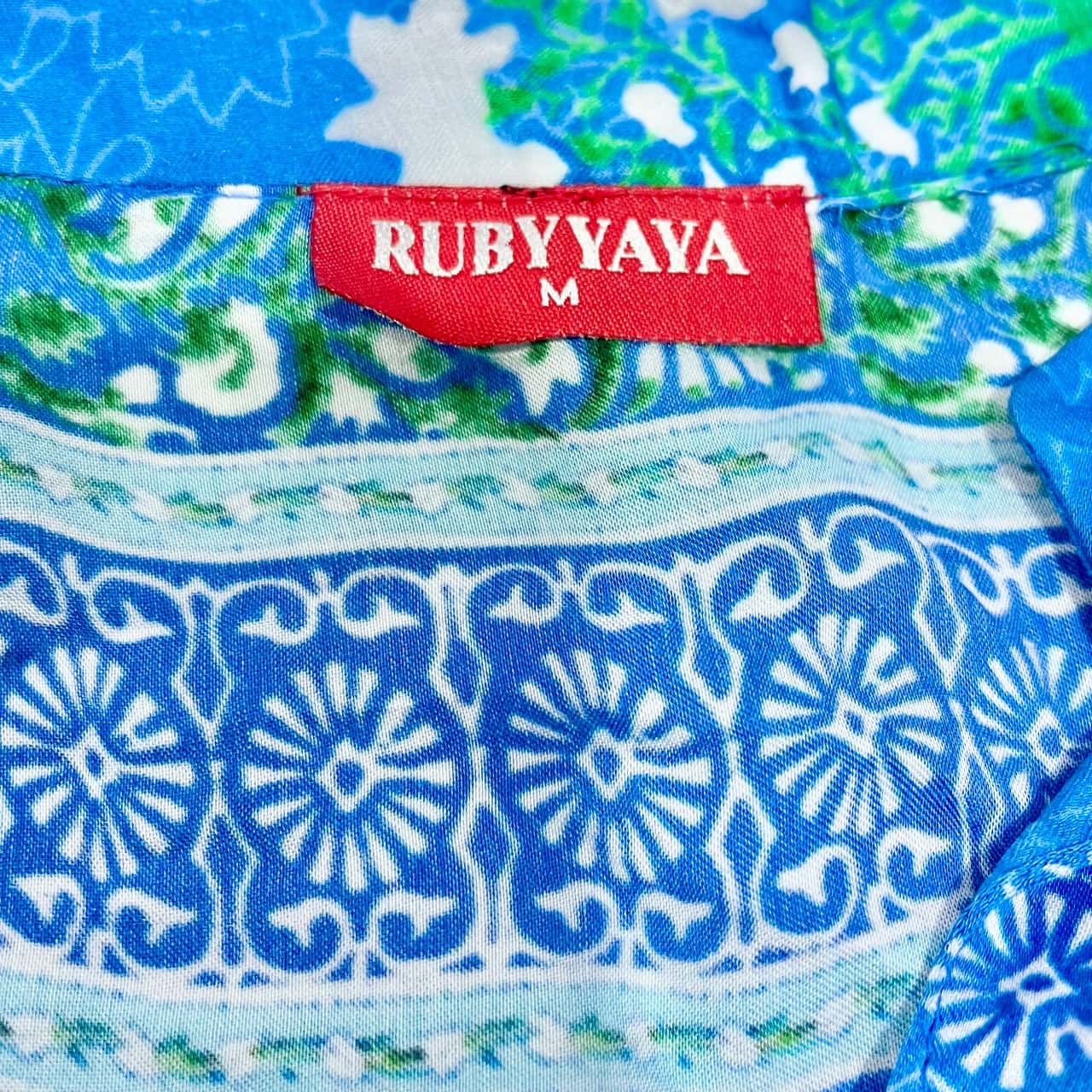 Ruby Yaya Ruby Yaya Blue Boho Long Sleeve Top Size M(s) - Used Very Good | Salvos ...