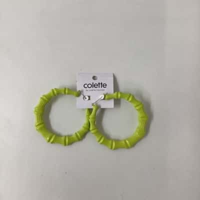NEW Colette Hayman Earrings Yellow 