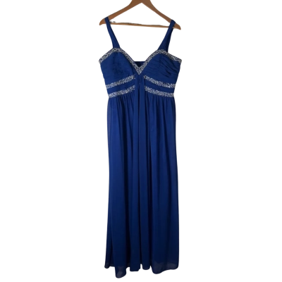 Miss Anne Womens  Size 20 Maxi Dress Blue 