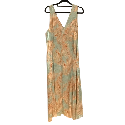 Basque Womens  Size 20 Maxi Dress Floral / Green / Orange RRP $139.95