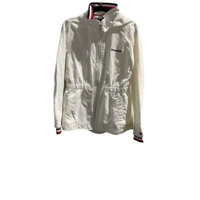 Tommy Hilfiger Womens  Size XS Hooded Jacket White 