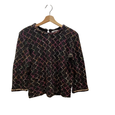 Zara Womens  Size M Black  / Multicoloured Top