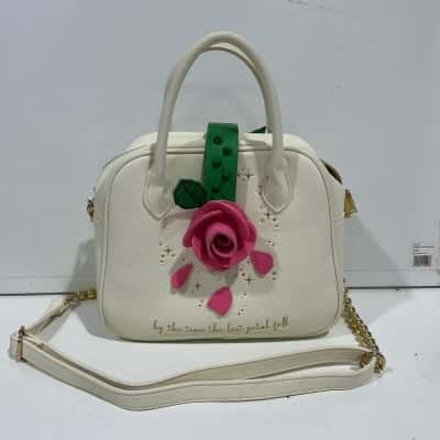 Loungefly Disney Beauty And The Beast enchanted rose crossbody bag