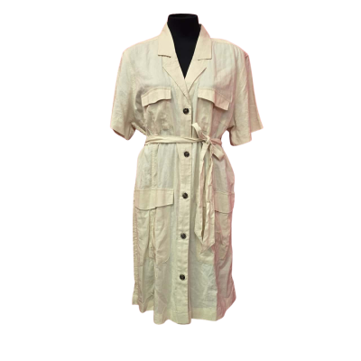Katies Womens  Size 20 Cream Shift Dress