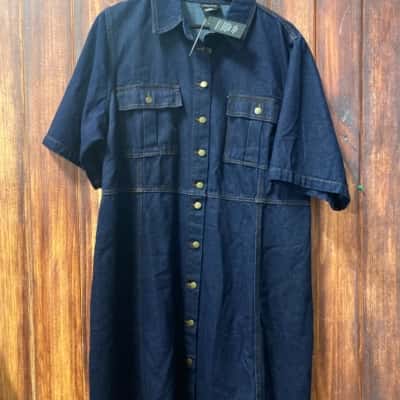 City Chic  Size M denim dress new