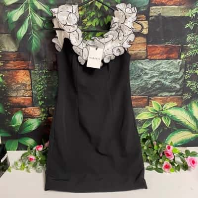 Bardot black and white gorgeous dress Size 10 New