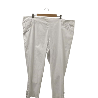 Autograph Womens  Size 26 Ankle Length Pants White 