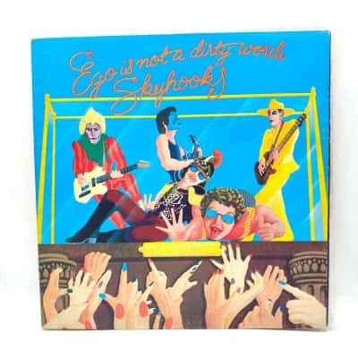 12" Vinyl Record - Skyhooks – Ego Is Not A Dirty Word Released 1975 - Sleeve Is OK, Record Needs A Good Clean & Has Some Minor Scratches