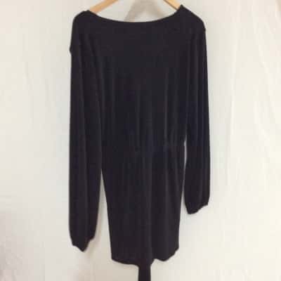  Fayt  Size 16 Long Sleeve Dress / Midi Dress Black  