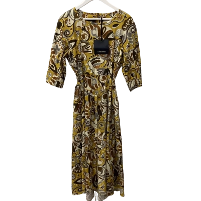 Maxmara Womens Midi Dress Multicoloured 