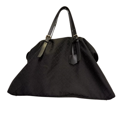 Oroton Womens Duffle Bag Black  