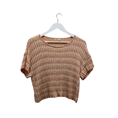 Ghanda Size XS Multicoloured gorgeous cotton blend knit top