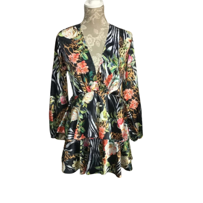  Zack Petite Womens  Size 10 Long Sleeve Dress  