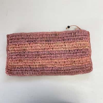 Made In Mada Boho Woven Clutch 