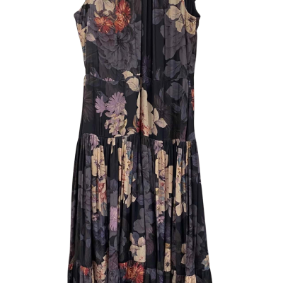 Portmans Womens  Size 12 Floral Dress / Formal Dress / Maxi Dress Blue / Multicoloured 