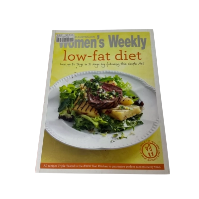 Woman’s weekly low fat diet 