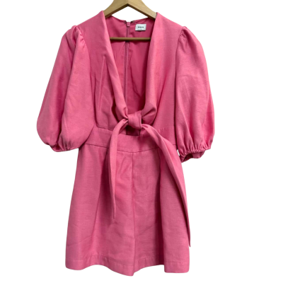 Sheike Womens  Size 8 Short Sleeve Jumpsuit Pink  