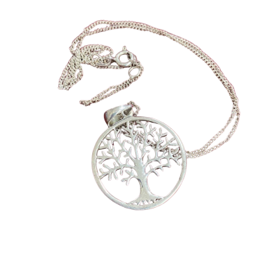  Womens NecklaceTree of Life Stirling Silver pendant and chain