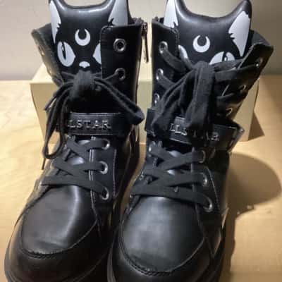 Killstar Keiko Kitty Platform Boots Size 39 Like New