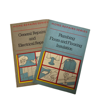 Home Repairs Series Set of Two Books: General/Electrical Repairs, Plumbing/Floors & Insulation
