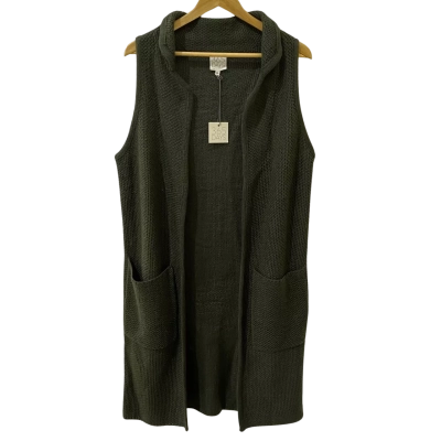 365 Days Size M Green Open Jacket 
