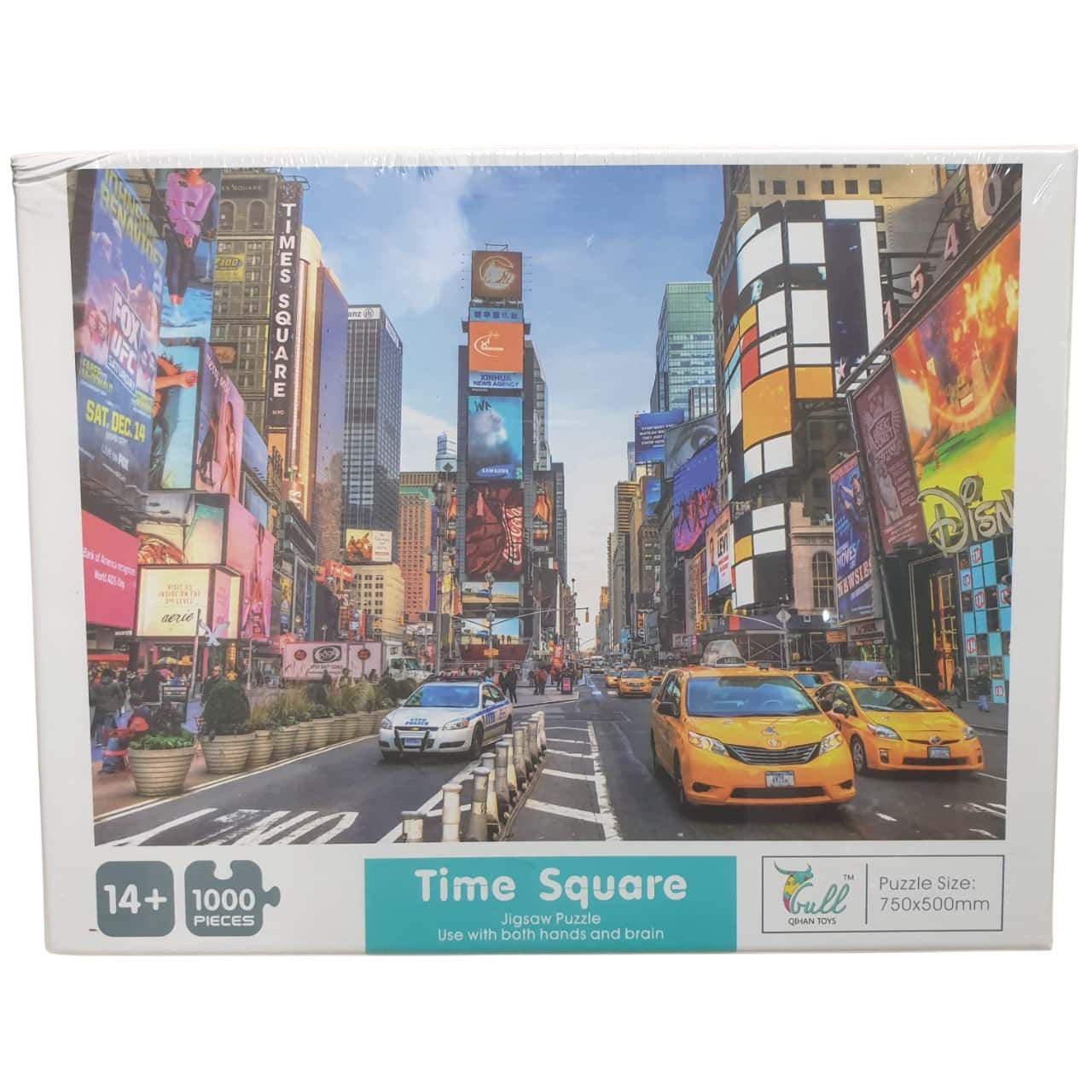NEW SEALED Jigsaw Puzzle 1000 Pieces Time Square 75 x 50 cm