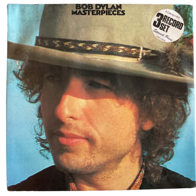 Bob Dylan -Masterpieces (Vintage 3 Record 12” Vinyl Set) in Tryptych Gatefold Sleeve.