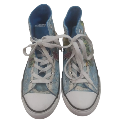 Converse Kids Size 2 Shoes Blue