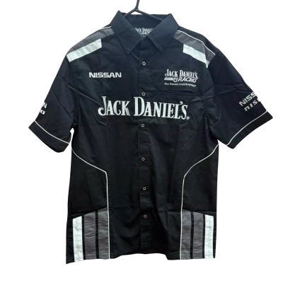 Jack Daniels old No7  Racing Black Shirt Nissan Nismo V8 Supercars  Size m