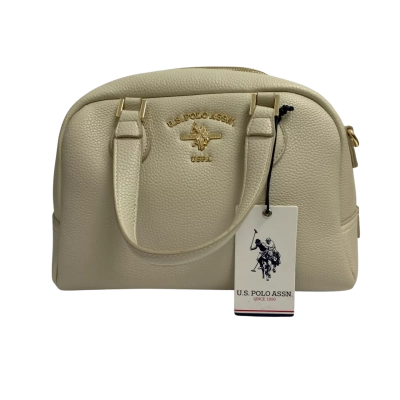 U.S. Polo Assn. Womens Handbag Cream 