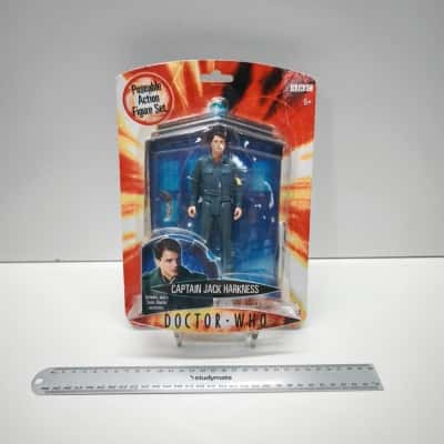 Doctor Who Captain Jack Harkness Poseable Action Figure Set BBC Character Options