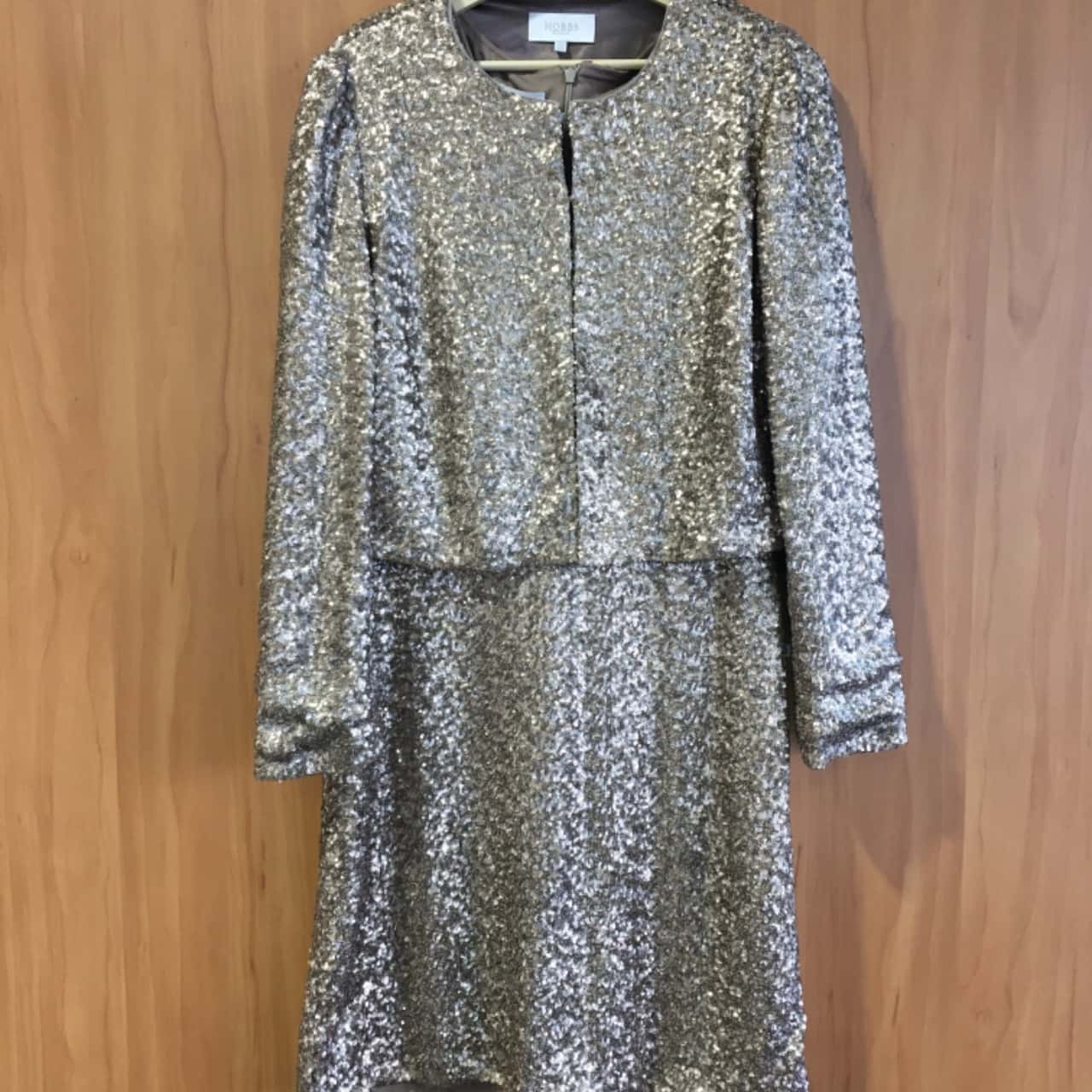 gold sequin dress size 18