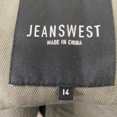 Jeanswest Womens  Size M Open Jacket Olive 