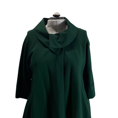 Joseph Ribkoff Dark Green Mid Length Jacket Size 16
