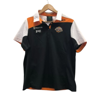 NRL Wests Tigers Womens  Size 18 T-shirts Black  / Orange / White 