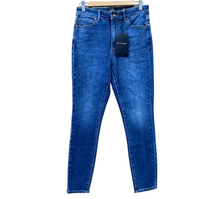 Witchery Indigo Blue Mid Rise Skinny Jeans Size 9