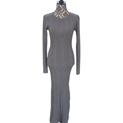 Style State Womens  Size M Midi Dress Grey 