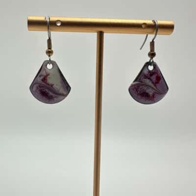 Meab Ireland Enamel Drop Earrings.