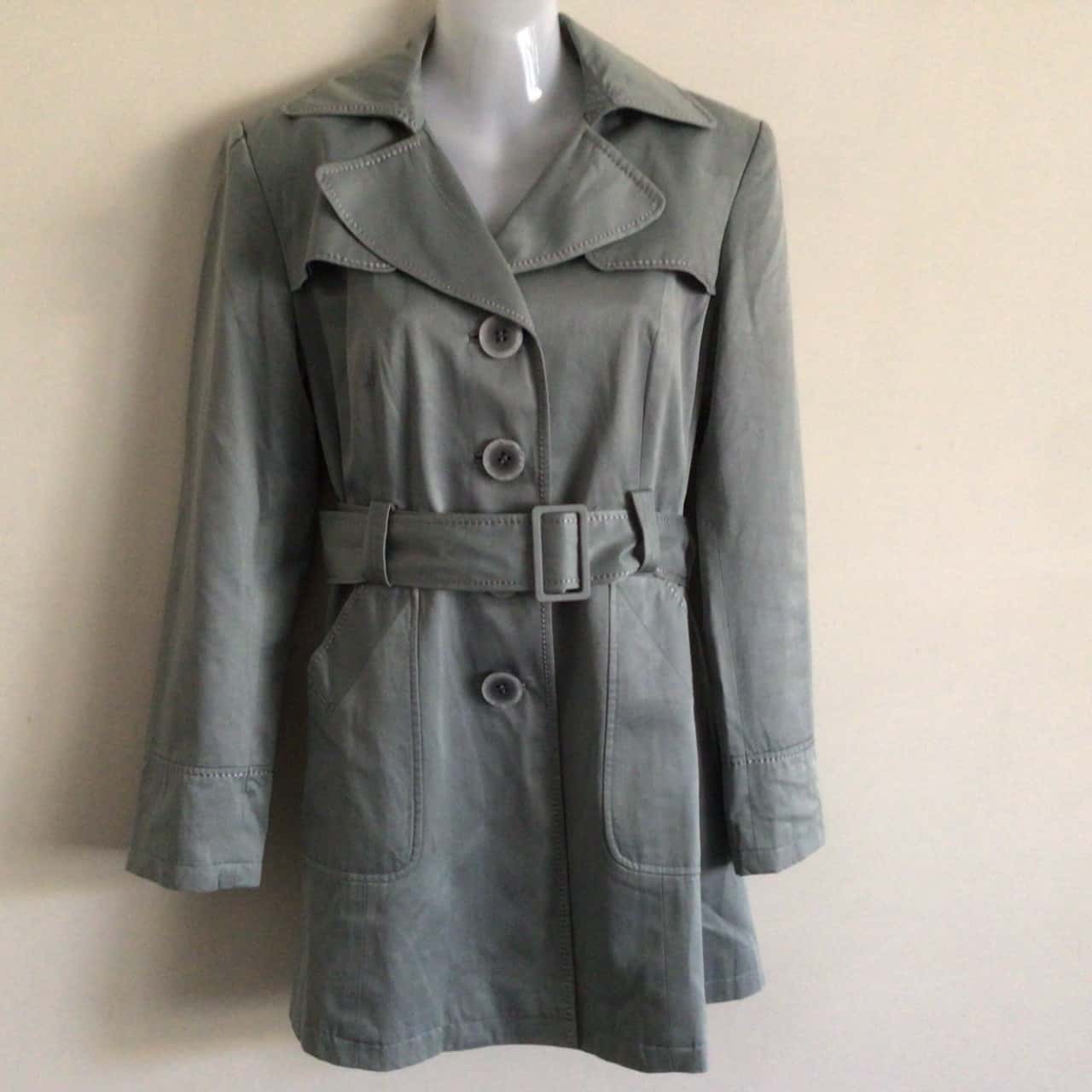 trench coat size 8