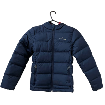 Kathmandu Kids Size 10 Yrs Puffer Jacket Navy Blue / Red 