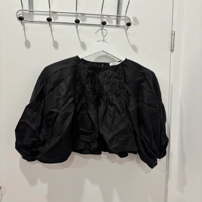Shona Joy Womens  Size 8 Long Sleeve Top Black  