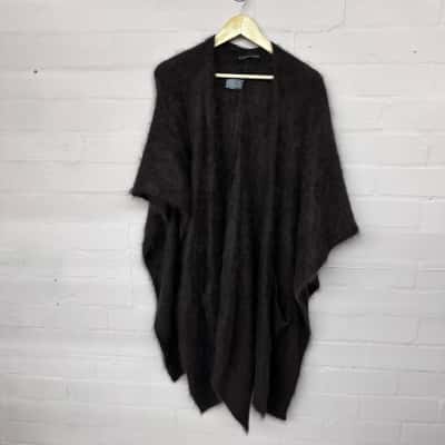  Showroom Brown Angora Shawl